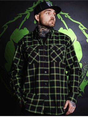 DIXXON mens municipal waste flannel size large